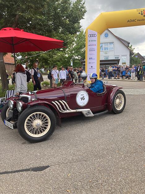 Oldtimer bei der Heidelberg Historic.