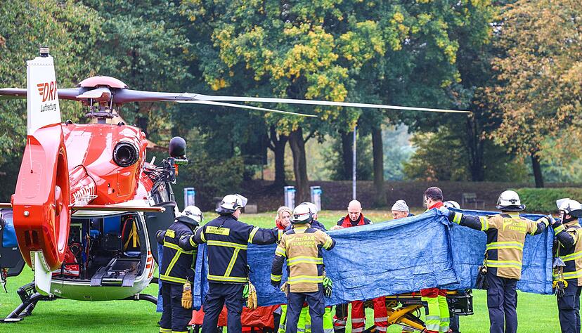 Mit einem Rettungshubschrauber war Iris Stalzer mit lebensgefährlichen Verletzungen in ein Krankenhaus geflogen worden. (Archivbild)