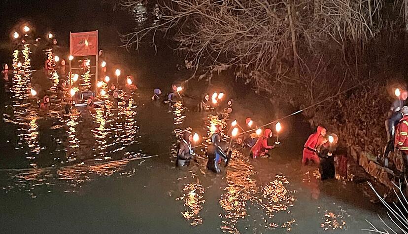 Ein Highlight am Wochenende wird das Wintergl&uuml;hen in M&ouml;ckm&uuml;hl mit Fackelschwimmen.