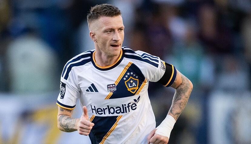 Marcos Reus erzielte beim Sieg seiner Galaxy gegen Salt Lake beide Tore. (Archivbild)