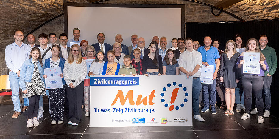 Der Zivilcouragepreis &bdquo;MUT! Tu was. Zeig Zivilcourage&ldquo; wird bereits seit 2011 in der Region Heilbronn verliehen.