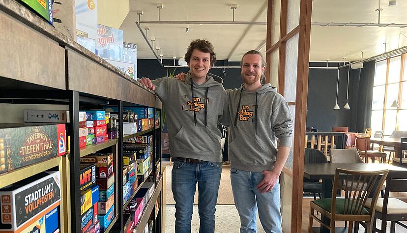 Hinter der Unschlagbar stehen Paul W&uuml;rtemberger (links) und Marcel Gibler.