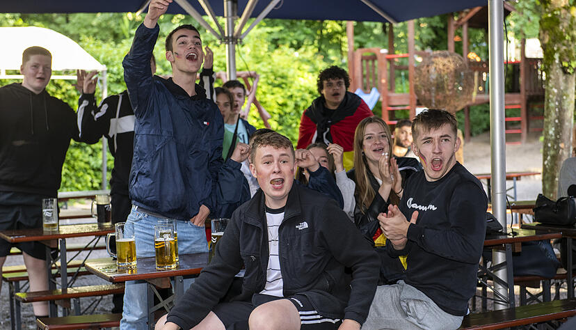 Public Viewing in Heilbronn: EM-Achtelfinale Deutschland England