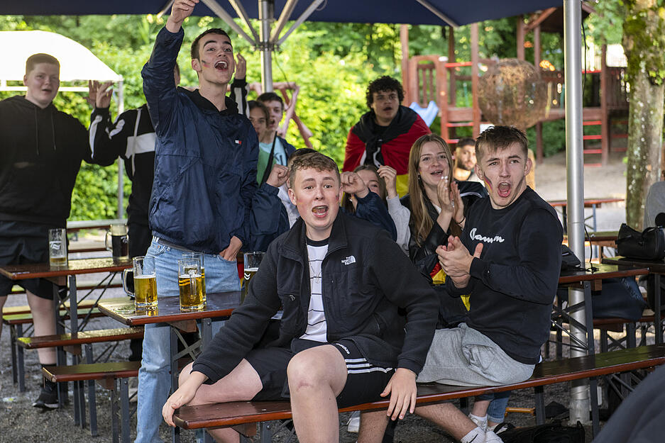 Public Viewing in Heilbronn: EM-Achtelfinale Deutschland England