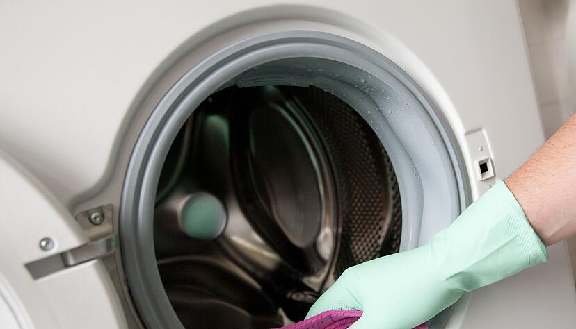 Die regelmäßige Reinigung der Waschmaschine beugt Gerüchen und Schimmel effektiv vor: Besonders bei Frontladern ist die Türmanschette an der Trommel ein kritischer Bereich. Die regelmäßige Reinigung der Waschmaschine beugt Gerüchen und Schimmel effektiv vor: Besonders bei Frontladern ist die Türmanschette an der Trommel ein kritischer Bereich.