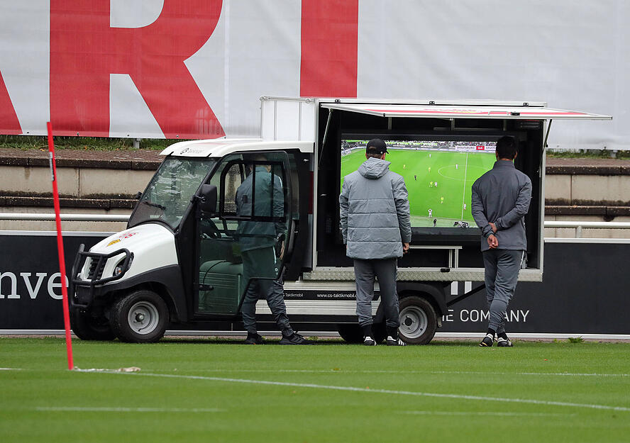 Analyse gehört ebenfalls zur Vorbereitung auf das Champions-League-Spiel gegen Sparta Prag.