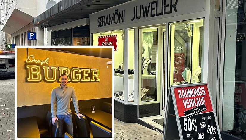 Statt Juwelen: "Zeroeight Smashburger"-Gesch&auml;ftsf&uuml;hrer Enes Vonal plant ein neues Gastronomiekonzept in der Innenstadt von Heilbronn.