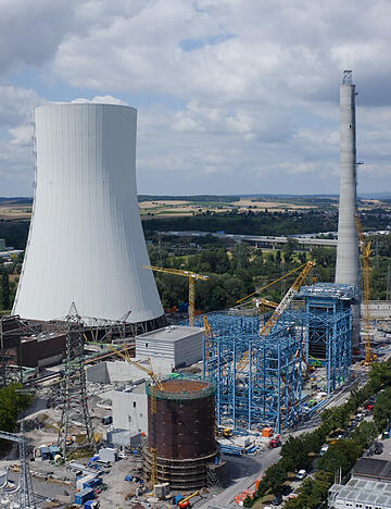 Die EnBW baut ein Gaskraftwerk in Heilbronn. Die EnBW baut ein Gaskraftwerk in Heilbronn.