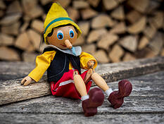 Die Kinderbuch-Figur Pinocchio ist daf&uuml;r bekannt, dass ihr beim L&uuml;gen die Nase w&auml;chst.