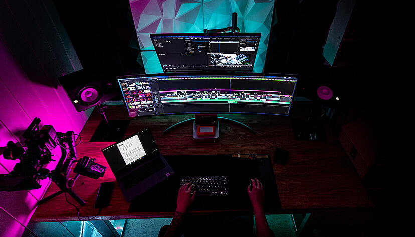 Das Sichten und Aussortieren von Filmmaterial ist ein wesentlicher Bestandteil einer Produktion. Fotos: privat Das Sichten und Aussortieren von Filmmaterial ist ein wesentlicher Bestandteil einer Produktion. Fotos: privat