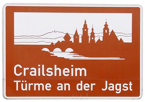 Autobahnschilder in der Region