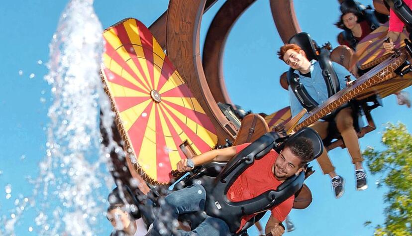 "H&ouml;henflug" hei&szlig;t die j&uuml;ngste Attraktion in Tripsdrill. Foto: Tripsdrill