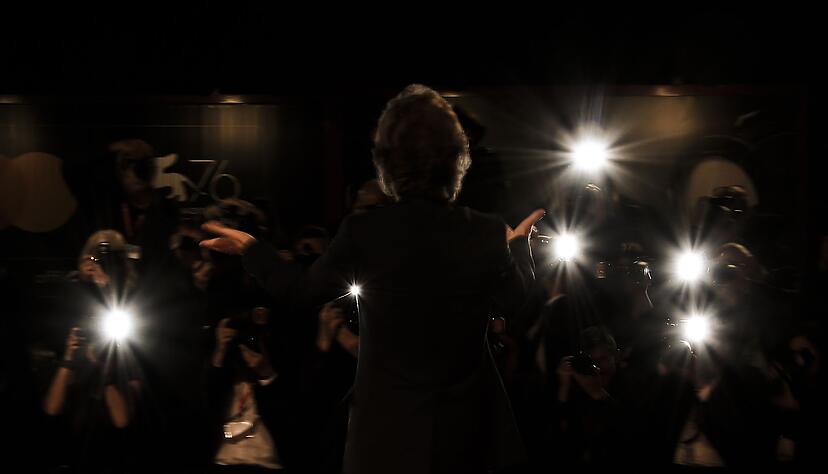 Im Blitzlichtgewitter: Mick Jagger 2019 bei den Filmfestspielen in Venedig. Im Blitzlichtgewitter: Mick Jagger 2019 bei den Filmfestspielen in Venedig.