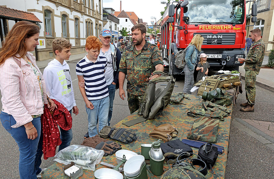 Blaulichttage auf der Gartenschau Eppingen