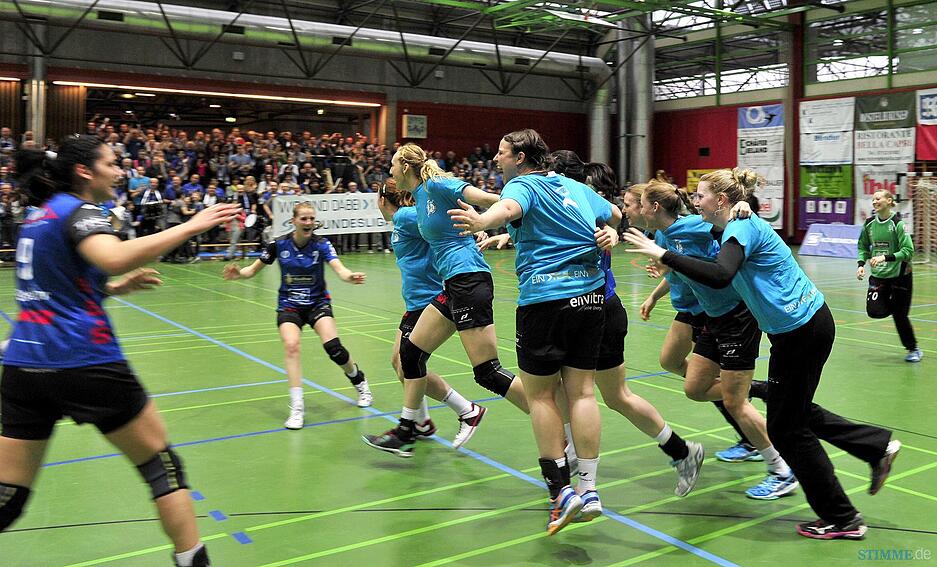 Der Aufstieg ist perfekt in Neckarsulm 09.04.