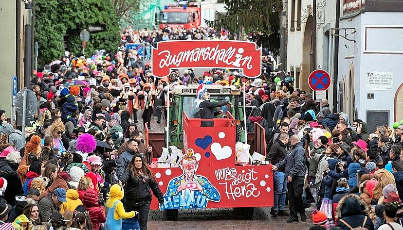 Der Gaudiwurm schl&auml;ngelt sich auch dieses Jahr wieder durch die G&auml;sschen der historischen Altstadt von Bad Wimpfen.