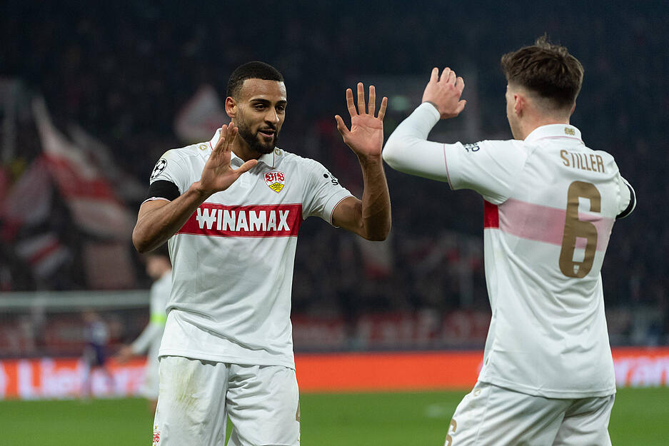 Josha Vagnoman: Rückte nach einigen Spielen in der Offensive wieder auf die rechte Abwehrseite zurück. Zu Beginn leistete er sich einige Fehlpässe, der entscheidende Pass zum Ausgleich kam an. Der Treffer zum 4:1 war das passende Geburtstagsgeschenk. Generell gute Partie auf gewohnter Position. Note: 1,5