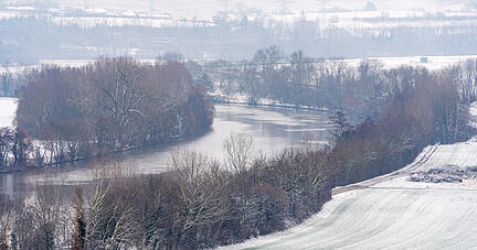 Blick auf den Neckar von Nordheim aus. Foto: Mario Berger Blick auf den Neckar von Nordheim aus. Foto: Mario Berger
