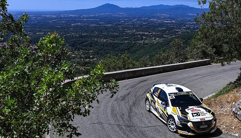 Landschaftlich gehört die Rally di Roma Capitale zu den schönsten im ERC-Kalender. René Noller blieb jedoch mehr Zeit, um die Vorzüge der Region zu genießen, als ihm lieb gewesen sein dürfte.