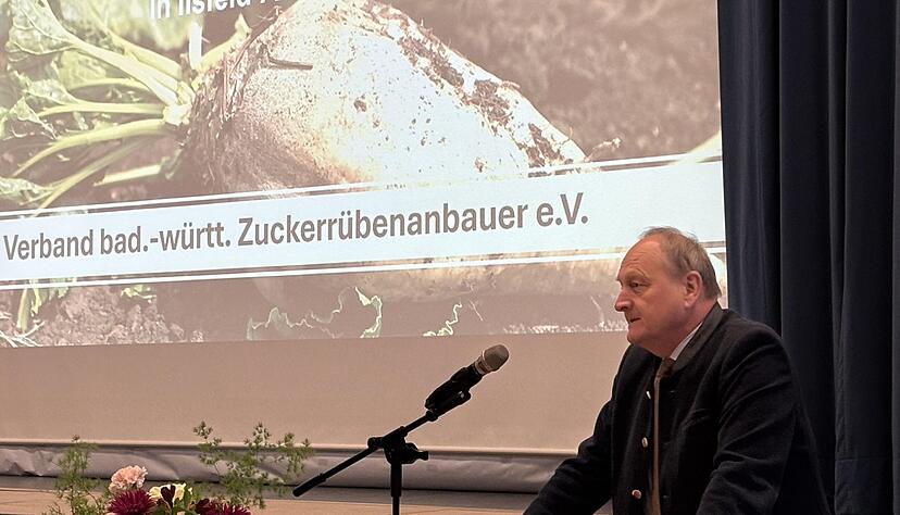 Bauernpr&auml;sident Joachim Rukwied ist auch Verbandsvorsitzender der baden-w&uuml;rttembergischen Zuckerr&uuml;benanbauer.
Foto: Heiko Fritze