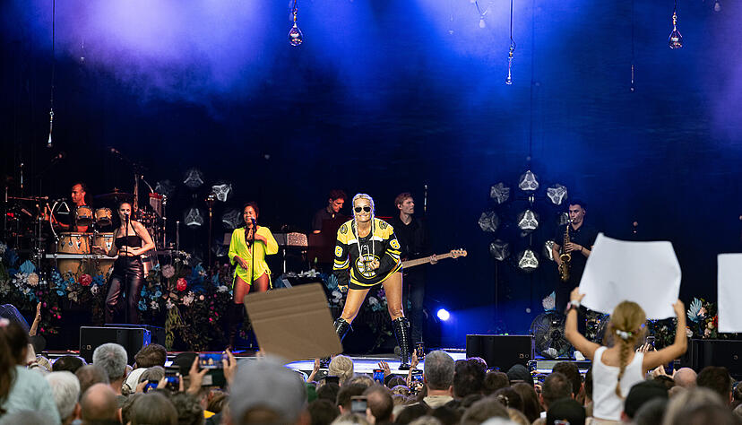 Sarah Connor trat beim Mosbacher Sommer im Elzpark Ende Juli diesen Jahres auf. Foto: Thomas Kottal
