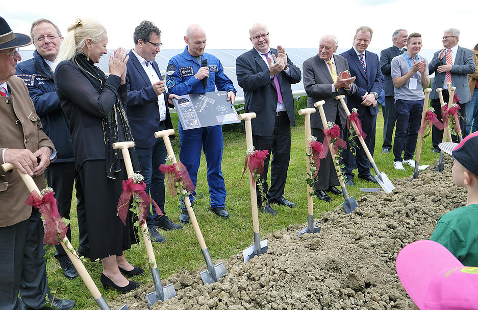 Spatenstich für die Alexander-Gerst-Sternwarte