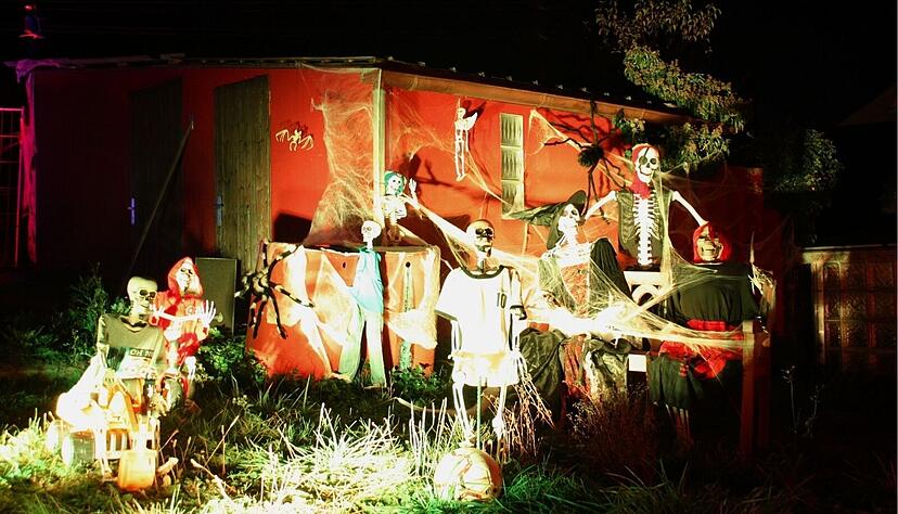 Der sogenannte "Skelettkindergarten", eines der Lieblingsstücke der Familie