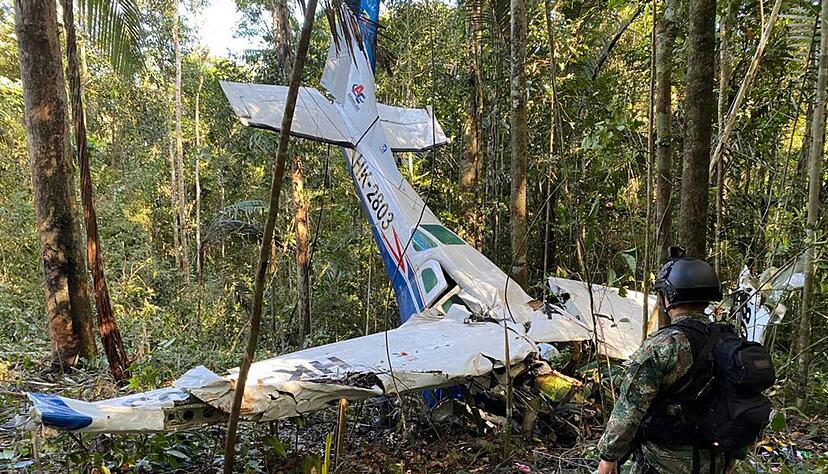 Die Mutter der Kinder kam bei dem Flugzeugabsturz ums Leben.