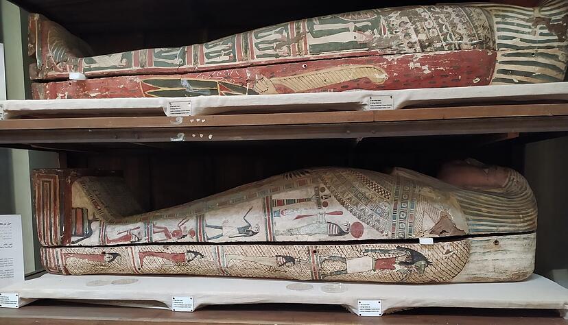 Menschliche «Schnüffler» und technische Geräte analysierten den Duft dieser Mumien. Menschliche «Schnüffler» und technische Geräte analysierten den Duft dieser Mumien.