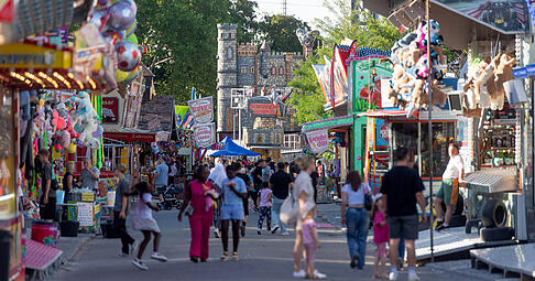 Das Heilbronner Volksfest ist seit Freitag, 4. Juli, eröffnet.