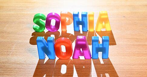 Sophia und Noah sind die beliebtesten Vornamen.