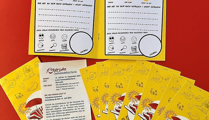 Wer seine Lekt&uuml;re beendet hat, kann im Logbuch eintragen, was ihm zum Beispiel gut gefallen hat. Rund 600 Flyer hat die B&uuml;cherei an Sch&uuml;ler verteilt.