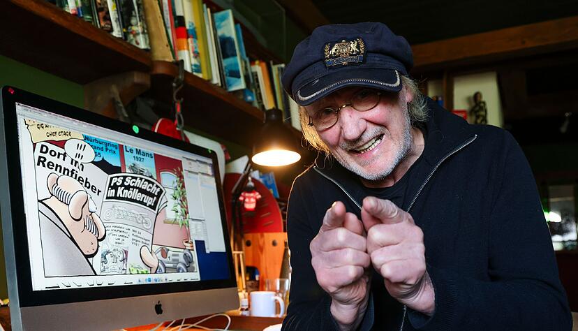 Comiczeichner R&ouml;tger Feldmann (&laquo;Br&ouml;sel&raquo;) wird 75 Jahre alt. (Foto Produktion)