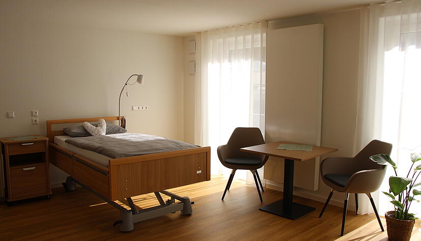 So sehen die Zimmer aus in dem neuen stationären Hospiz in Künzelsau. So sehen die Zimmer aus in dem neuen stationären Hospiz in Künzelsau.