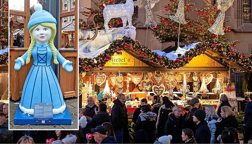 Seit 2019 ist das Käthchen, Heilbronner Symbolfigur, Namensgeberin für den Weihnachtsmarkt. Seit 2019 ist das Käthchen, Heilbronner Symbolfigur, Namensgeberin für den Weihnachtsmarkt.