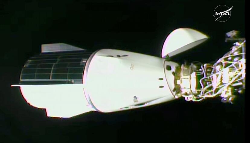 Das Andocken der SpaceX-Kapsel an die Internationale Raumstation