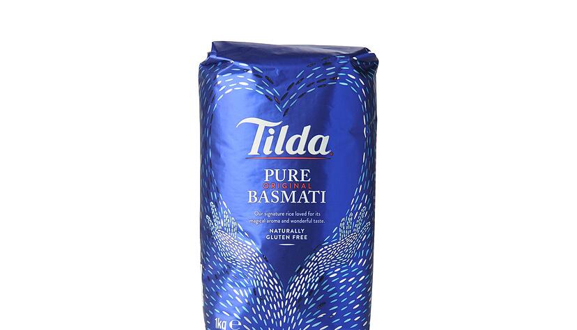 Erlangte bei der Stiftung Warentest die Note 2,4: der Reis &laquo;Pure Original Basmati&raquo; von Tilda.