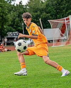 Der Pfedelbacher Nevio Ostheimer glänzte im Trikot der TSG.