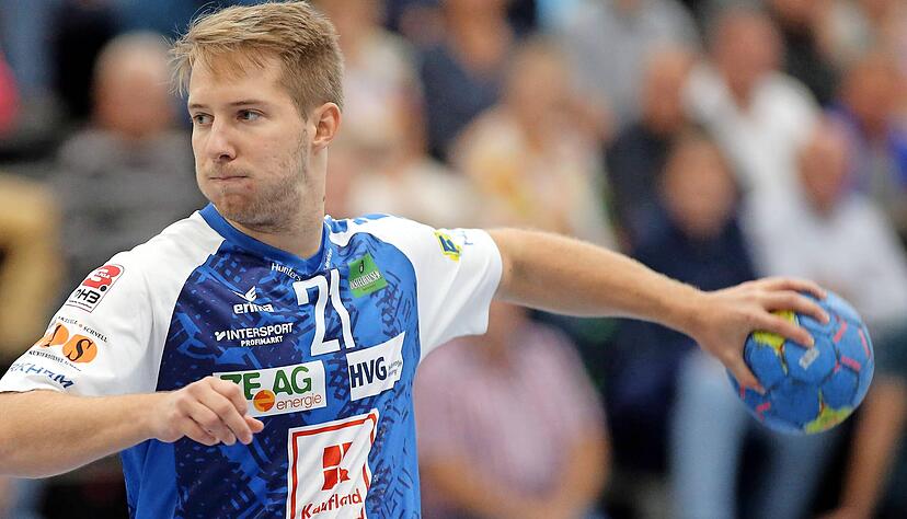 Michael Seiz war mit neun Toren (sechs Siebenmeter) der beste Werfer. 
Foto: Veigel