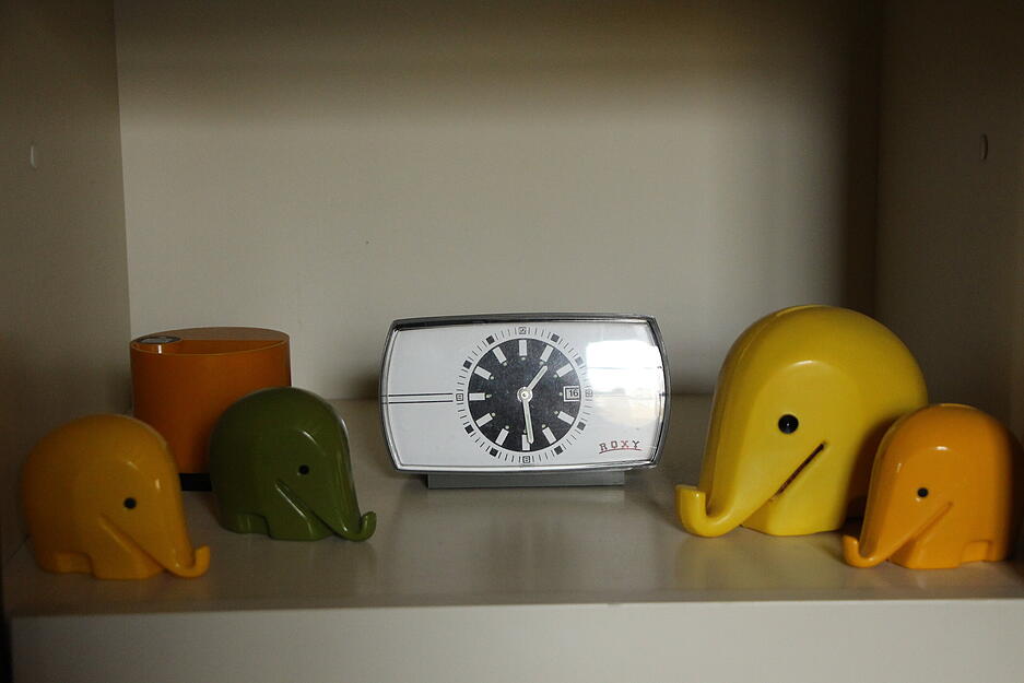 70er-Jahre Einrichtung im mittelalterlichen Turm in Niedernhall. 70er-Jahre Einrichtung im mittelalterlichen Turm in Niedernhall.