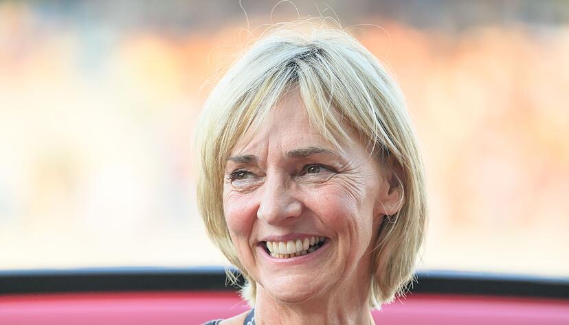 Heike Drechsler zieht ein positives Fazit der Leichtathletik-WM. Heike Drechsler zieht ein positives Fazit der Leichtathletik-WM.