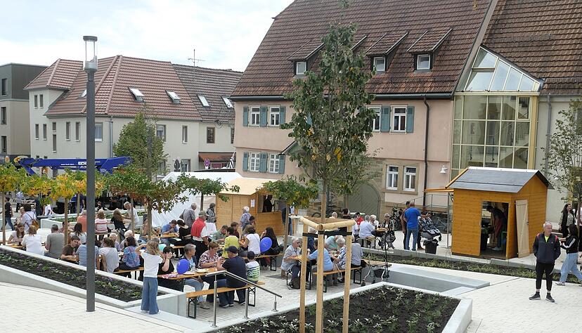 Mit einem bunten Festprogramm feierte Abstatt im September den Abschluss der Arbeiten zur Neugestaltung der Ortsmitte.