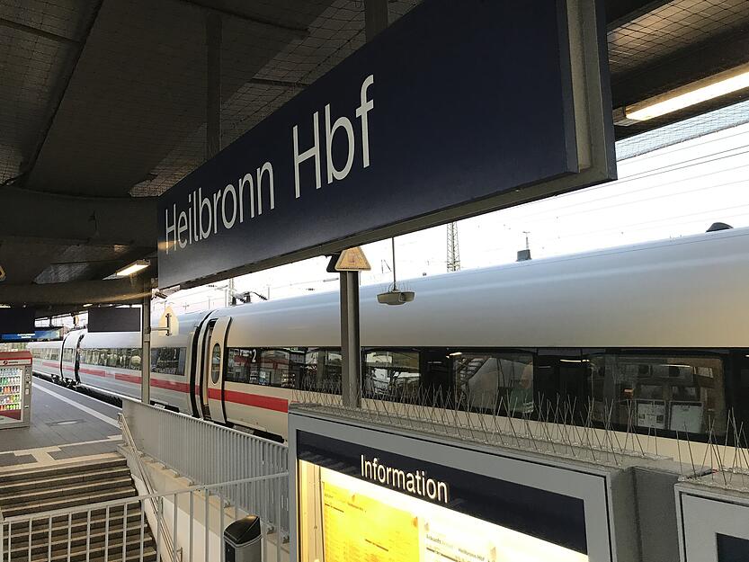 ICE von Stuttgart nach Heilbronn