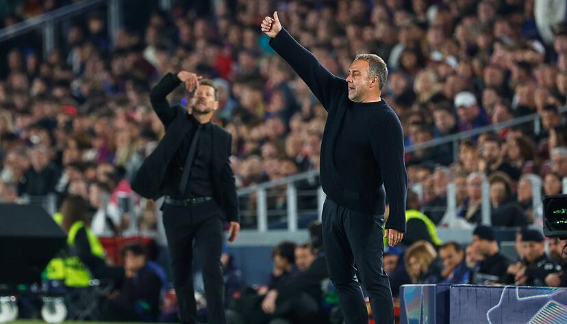 Hansi Flick erlebte einen gebrauchten Abend.