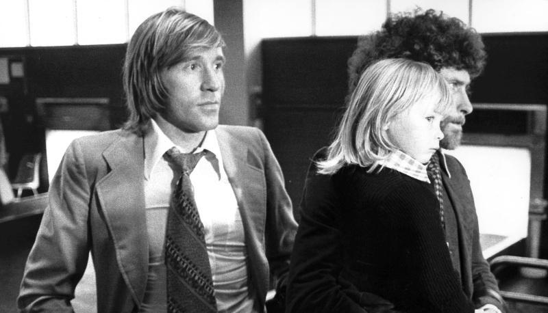 G&uuml;nter Netzer (l) und Paul Breitner (mit Tochter Martina auf dem Arm) waren die ersten beiden deutschen Fu&szlig;baller, die f&uuml;r Real Madrid gespielt haben. Foto:&nbsp;Hartmut Reeh