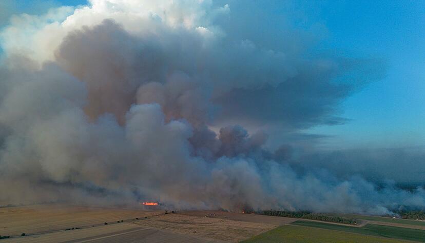Schon früher gab es hier große Brände: die Gohrischheide zwischen Sachsen und Brandenburg. Schon früher gab es hier große Brände: die Gohrischheide zwischen Sachsen und Brandenburg.
