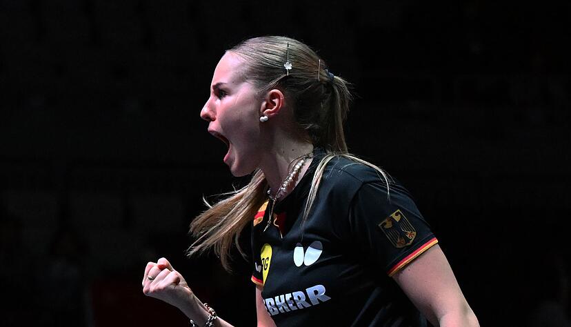 Gewinnt ihr erstes Spiel bei der Team-EM: Tischtennis-Star Annett Kaufmann. (Archivbild) Gewinnt ihr erstes Spiel bei der Team-EM: Tischtennis-Star Annett Kaufmann. (Archivbild)