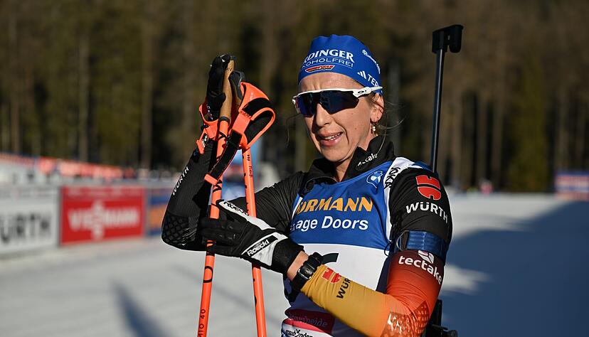 Im vierten Rennen erstmals ohne Medaile: Franziska Preuß. Im vierten Rennen erstmals ohne Medaile: Franziska Preuß.