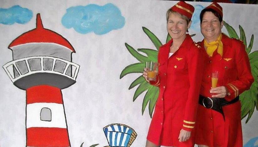 Die Reisebegleiterinnen vom TSV sind sicher: Die f&uuml;nfte Jahreszeit ist bestens geeignet, um Urlaub zu machen. Schlie&szlig;lich besteht sie nur aus tollen Tagen.Foto: privat