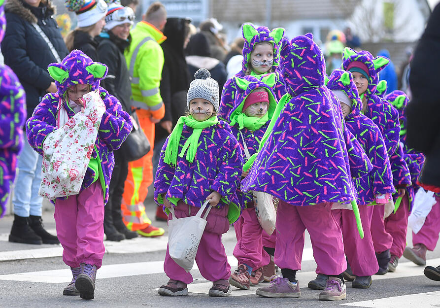 Mit dabei sind auch ganz junge Teilnehmer.